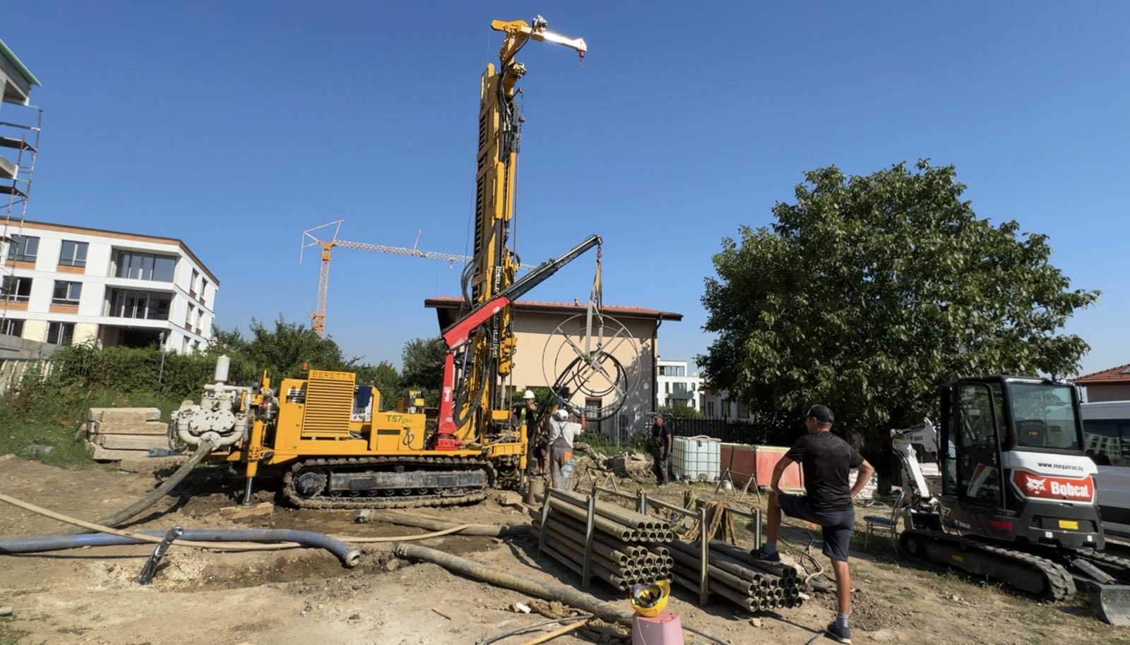 Сондажна техника при изпълнение на геотермалната система